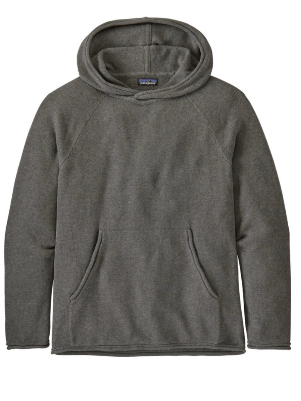 PATAGONIA — Men’s Ponderosa Pine Recycled Wool Blend Sweater Hoodie, Size Medium